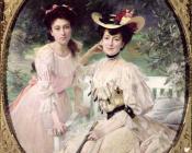 西奥博德 沙特朗 : Madame Collas et sa fille